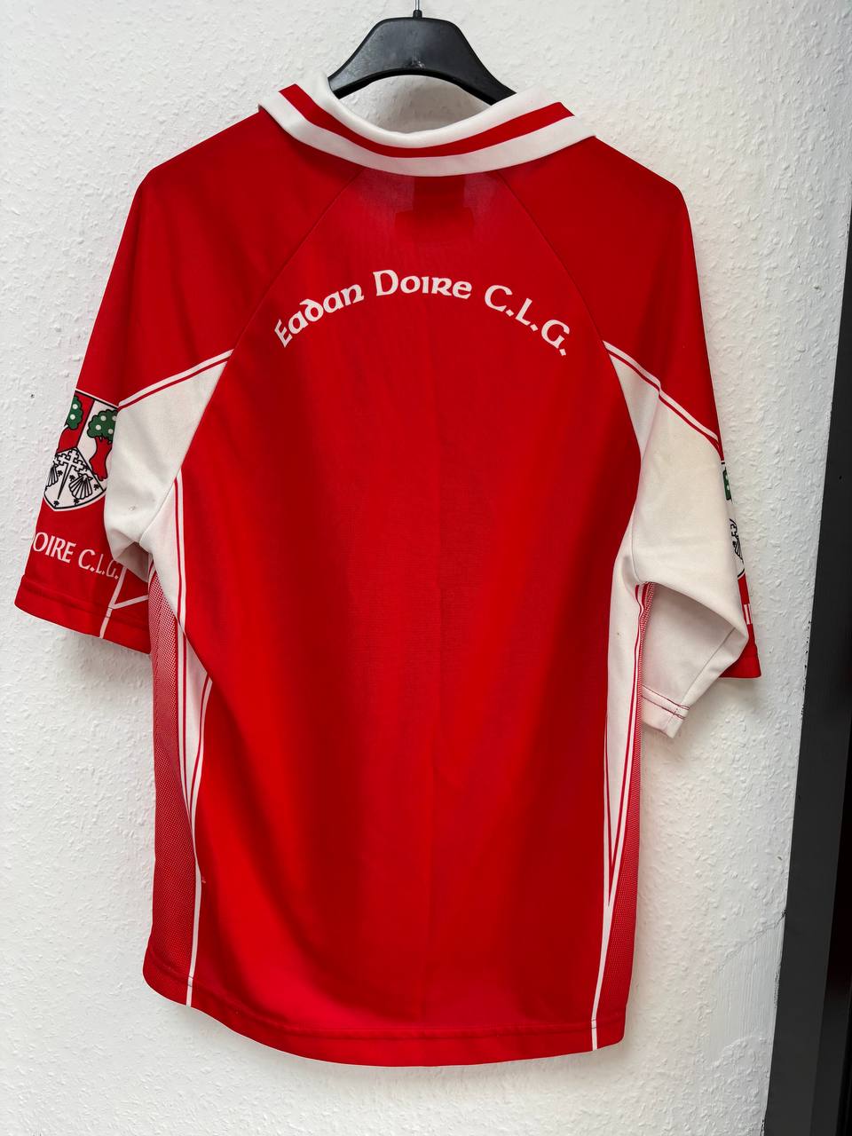 O'Neills Éadan Doire GAA (Edenderry) Red & White Jersey (XS - S)