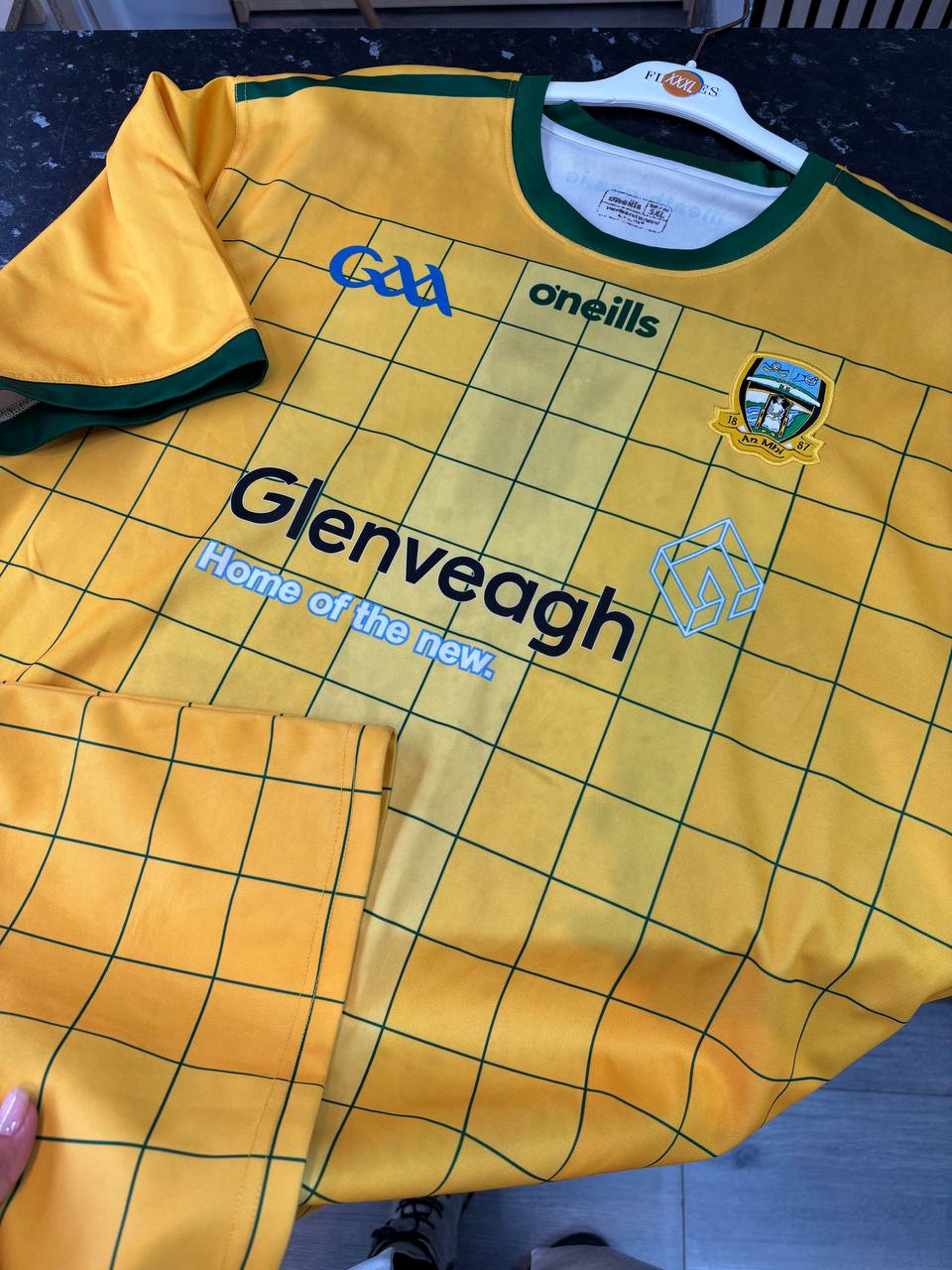 Meath G.A.A. Home Jersey - Yellow & Green (5XL)