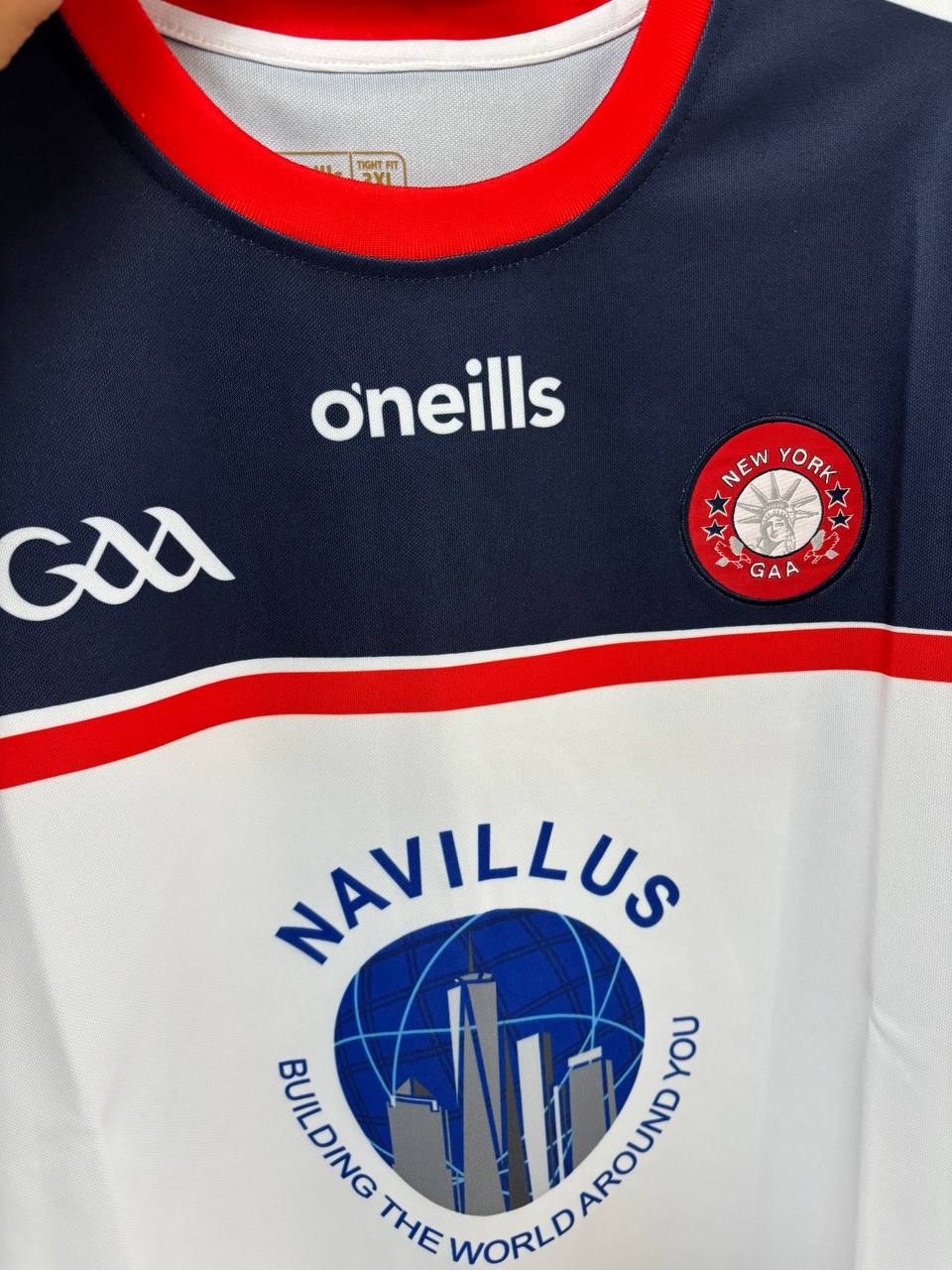 New York G.A.A. O'Neills Jersey - Navy & White (3XL)