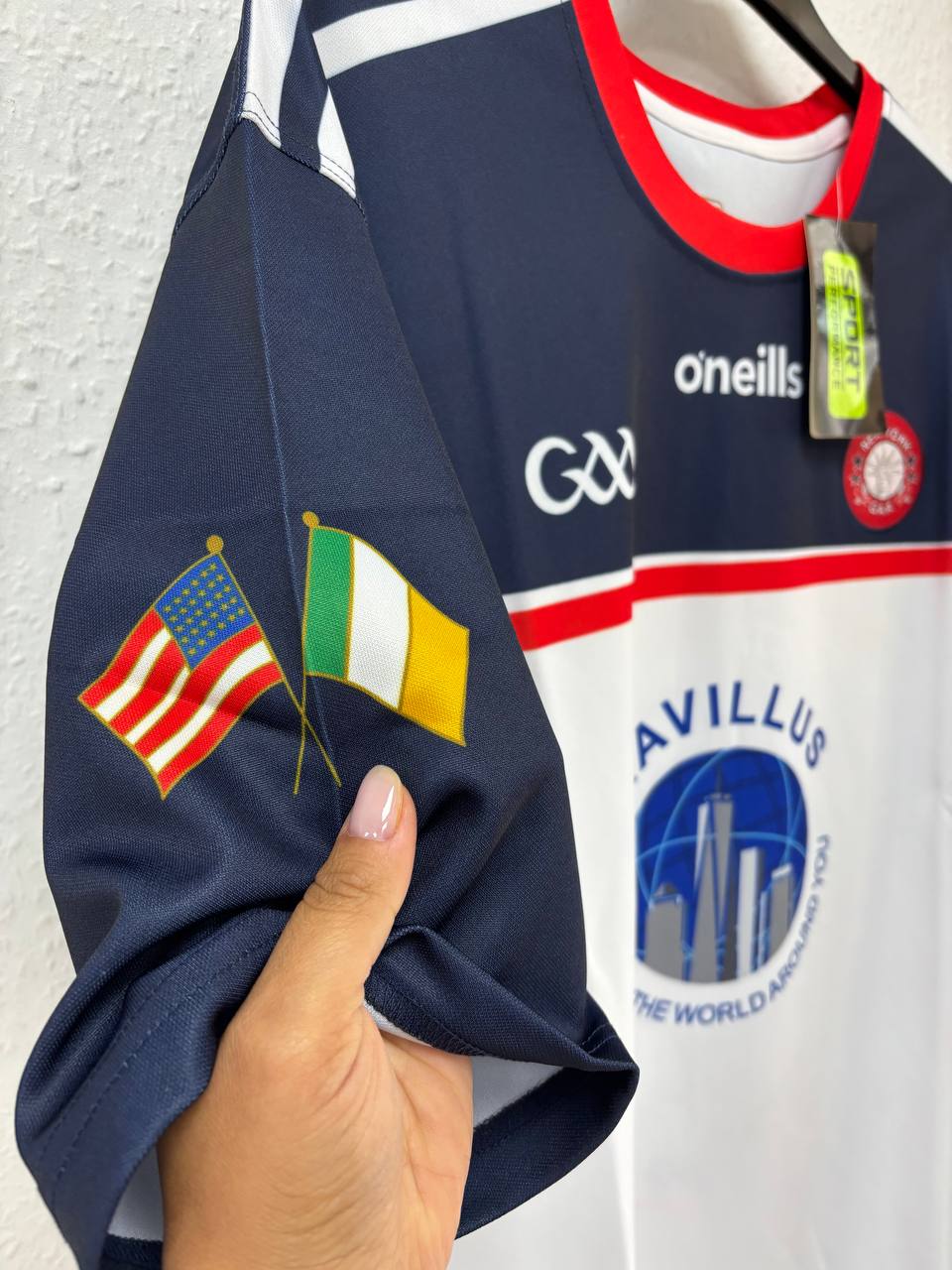 New York G.A.A. O'Neills Jersey - Navy & White (3XL)