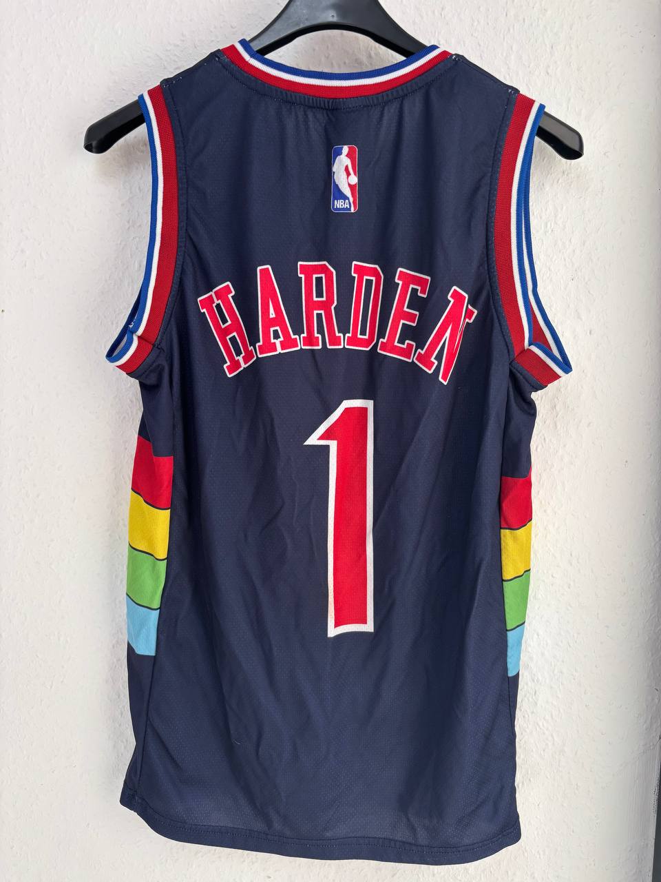Adidas Houston Rockets James Harden Rainbow Edition Jersey #1 (S)