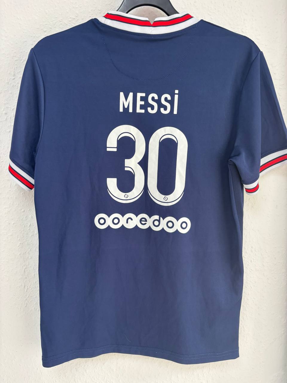 PSG 2021-22 Away Shirt - MESSI #30 - Navy Blue Jordan Jersey  (XS)