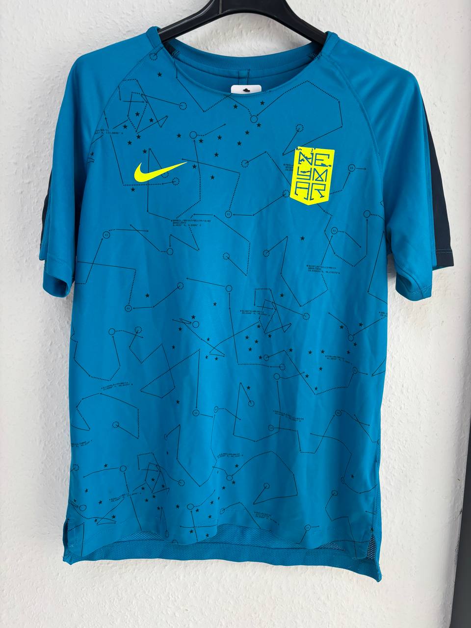 Neymar Jr. Signature Training Top - Teal Blue Nike Jersey  (11 - 13 Years)