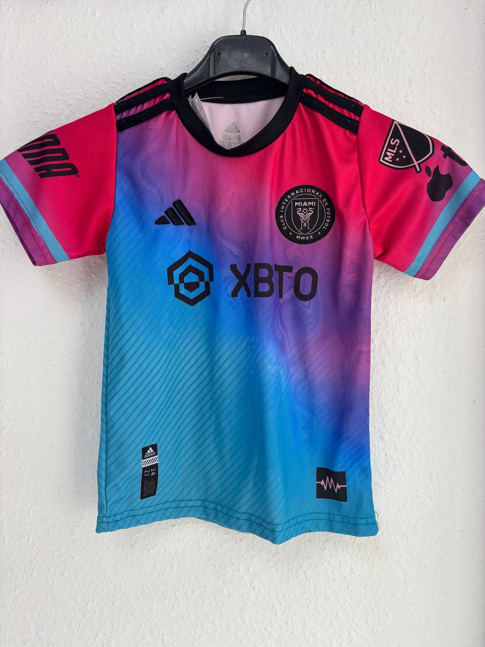 Inter Miami CF Special Edition Gradient Jersey – Pink-to-Blue Lionel Messi #10 (3 - 5 years)