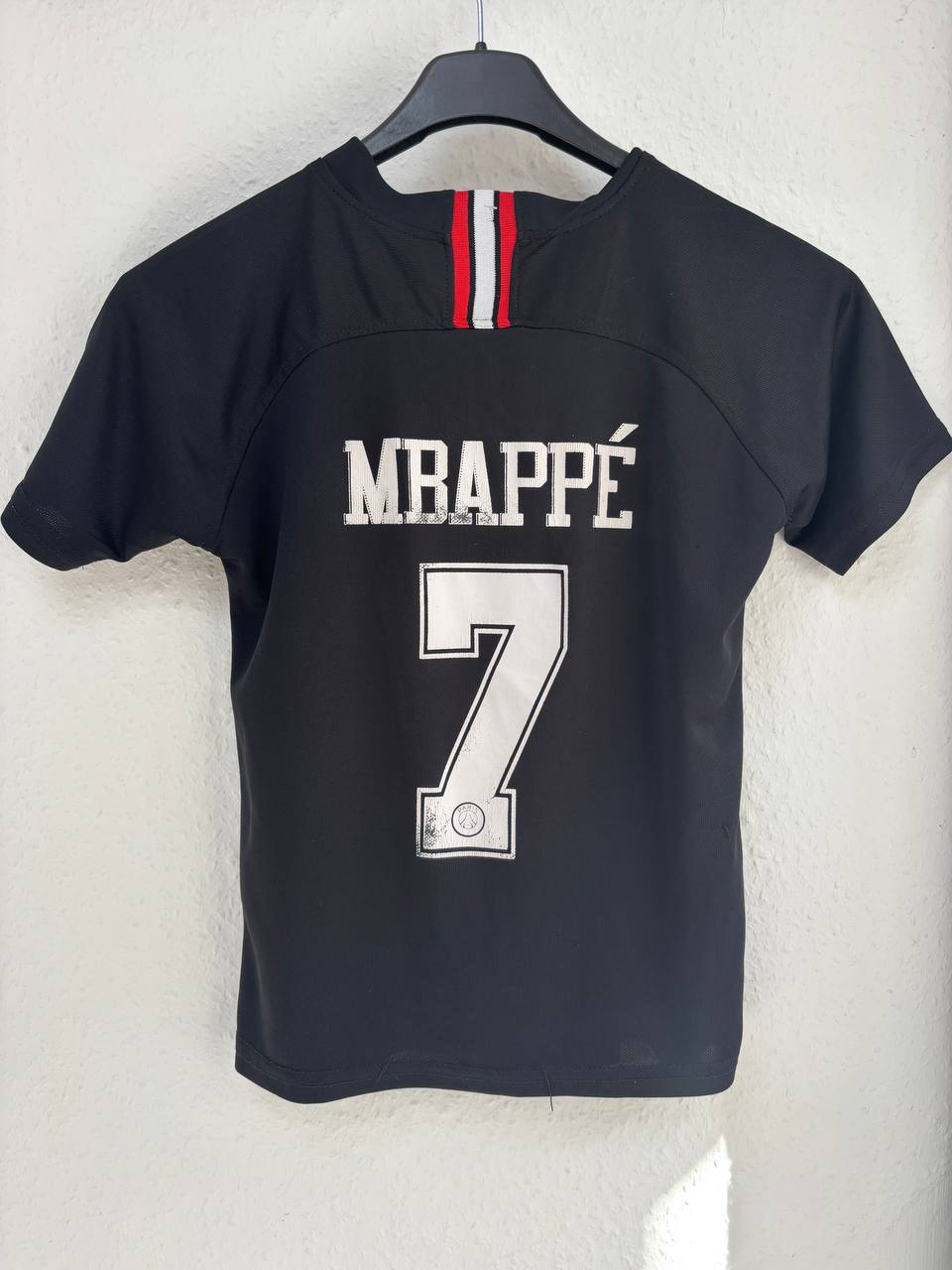 PSG Kylian Mbappé #7 Black Jordan Fan Jersey (7 - 9 Years)