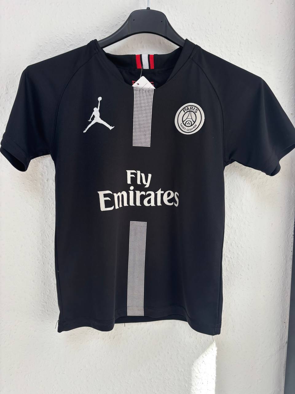 PSG Kylian Mbappé #7 Black Jordan Fan Jersey (7 - 9 Years)