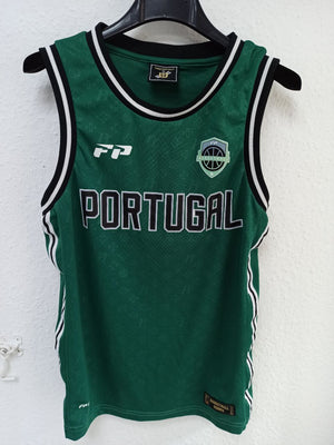 Portugal National Team Basketball Jersey Vest - Power Force FP Dark Green (XL)