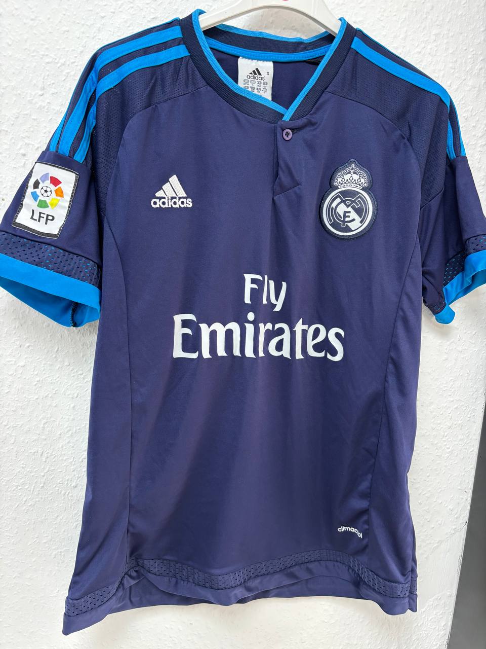 Real Madrid Navy Away Jersey - Cristiano Ronaldo #7 - La Liga Patch (S)