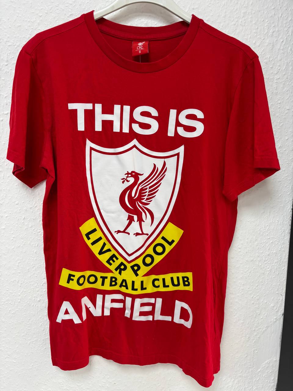 LFC "This Is Anfield" Red Cotton T-Shirt - Liverpool Football Club Fan Gear (S)