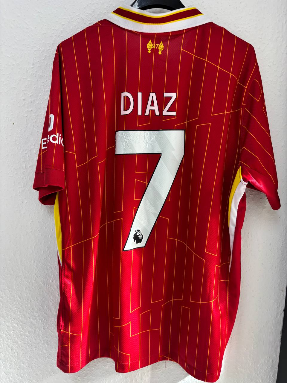 Liverpool FC 2021/22 Home Jersey - LUIS DIAZ #7  (L)