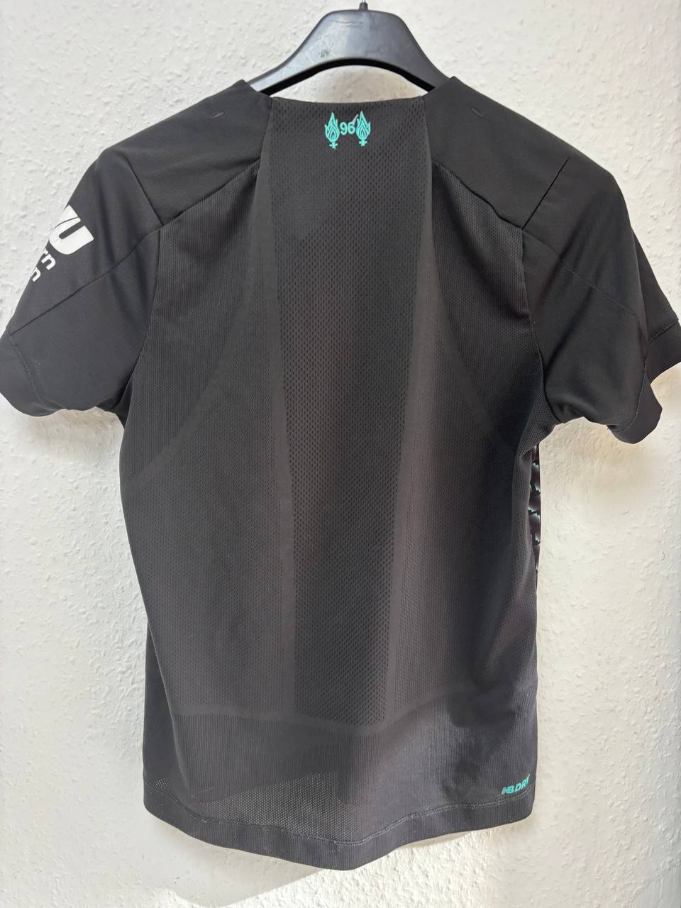 Kids' Liverpool FC Third Kit Jersey (Black/Teal Pattern)  (9 - 11 Years)