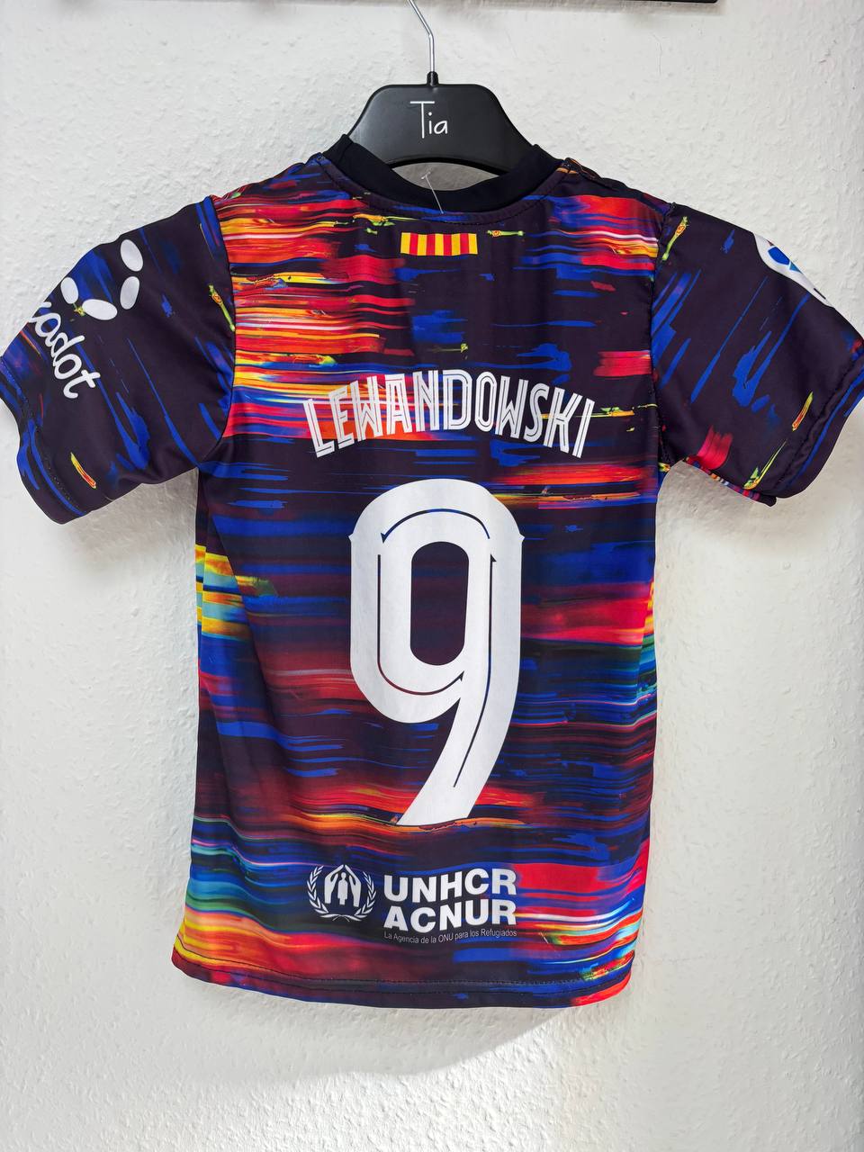 Kids' FC Barcelona Fourth/Special Edition Kit - Lewandowski #9  (3 - 5 Years)