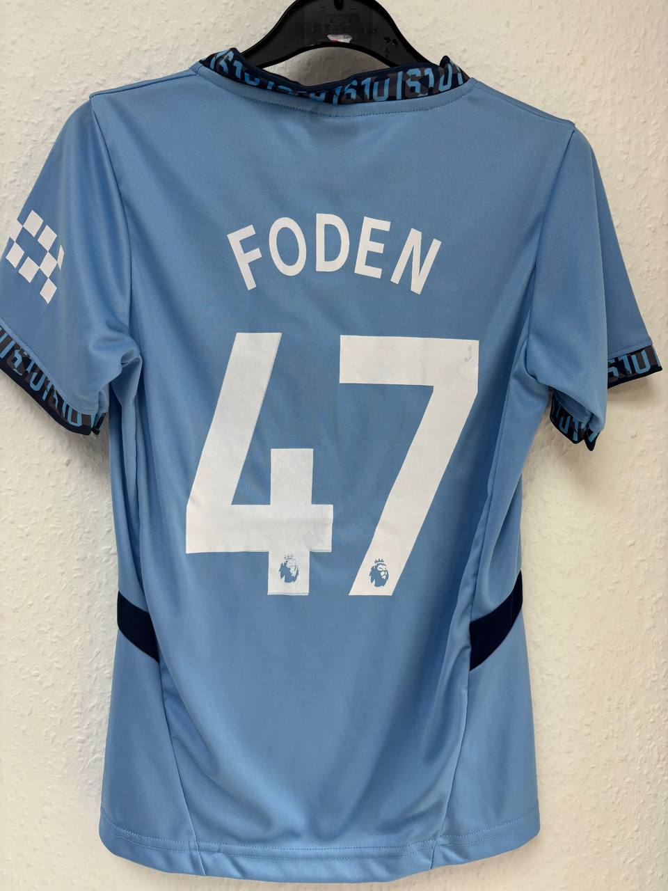 Kids' Manchester City Home Jersey - Phil Foden #47  (5 - 7 Years)