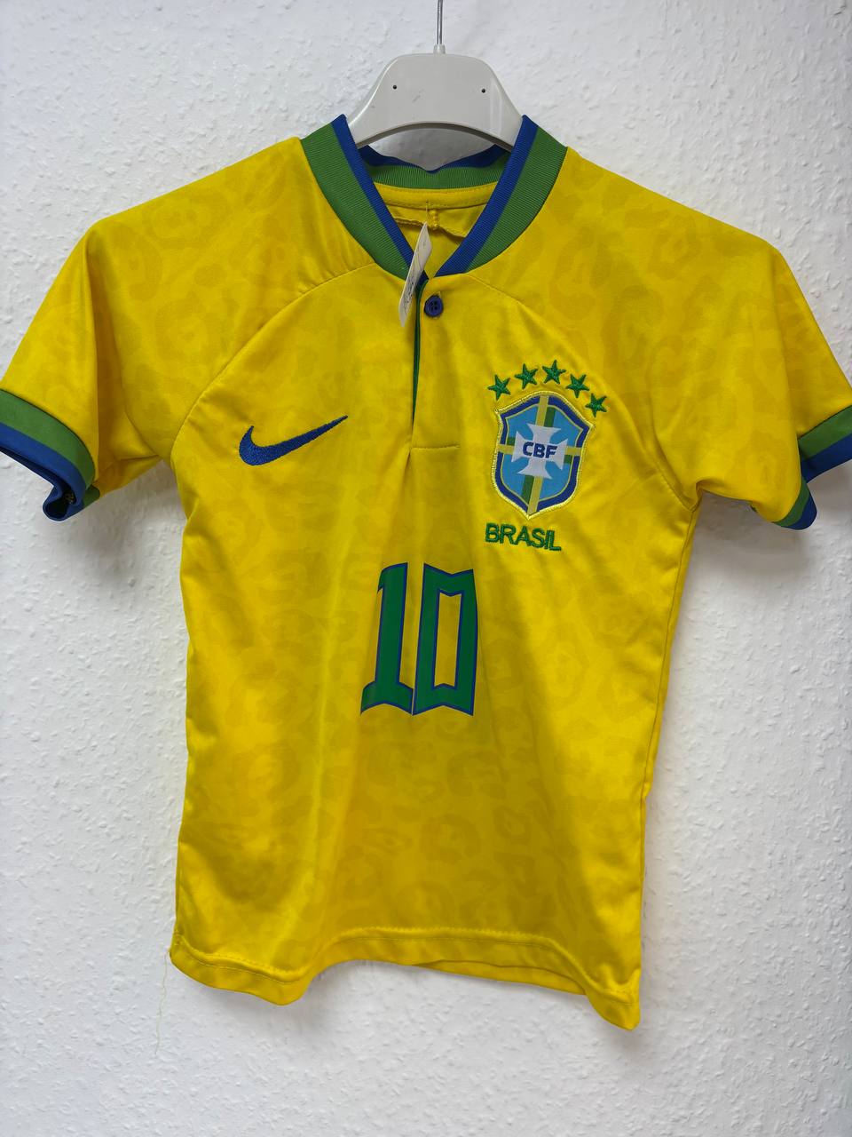 Brazil National Team Home Jersey - Neymar Jr. #10 (3 - 5 Years)