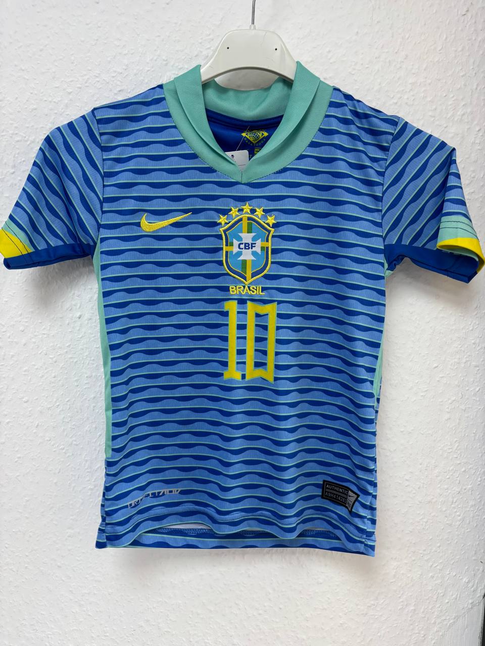 Brazil National Team Away Jersey - Neymar Jr. #10 (3 - 5 Years)
