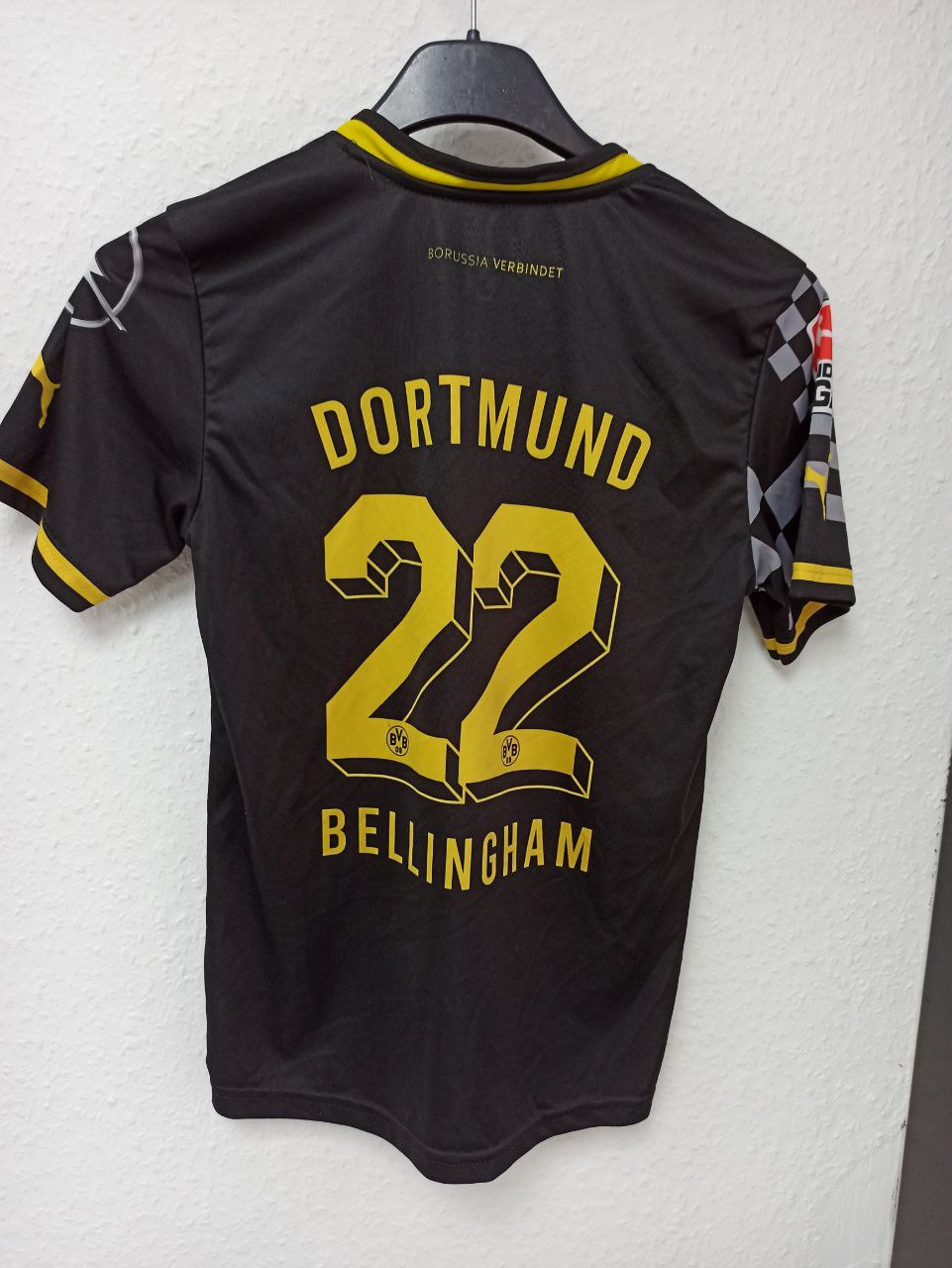 Borussia Dortmund BVB Jude Bellingham #22 Away/Third Jersey  (7 - 8 Years)
