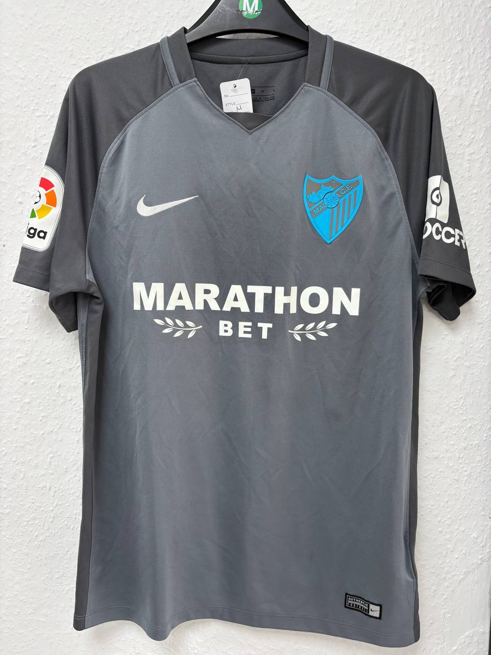 Málaga CF Nike Away Jersey 2018/19 - 'LaLiga' Patches (M)