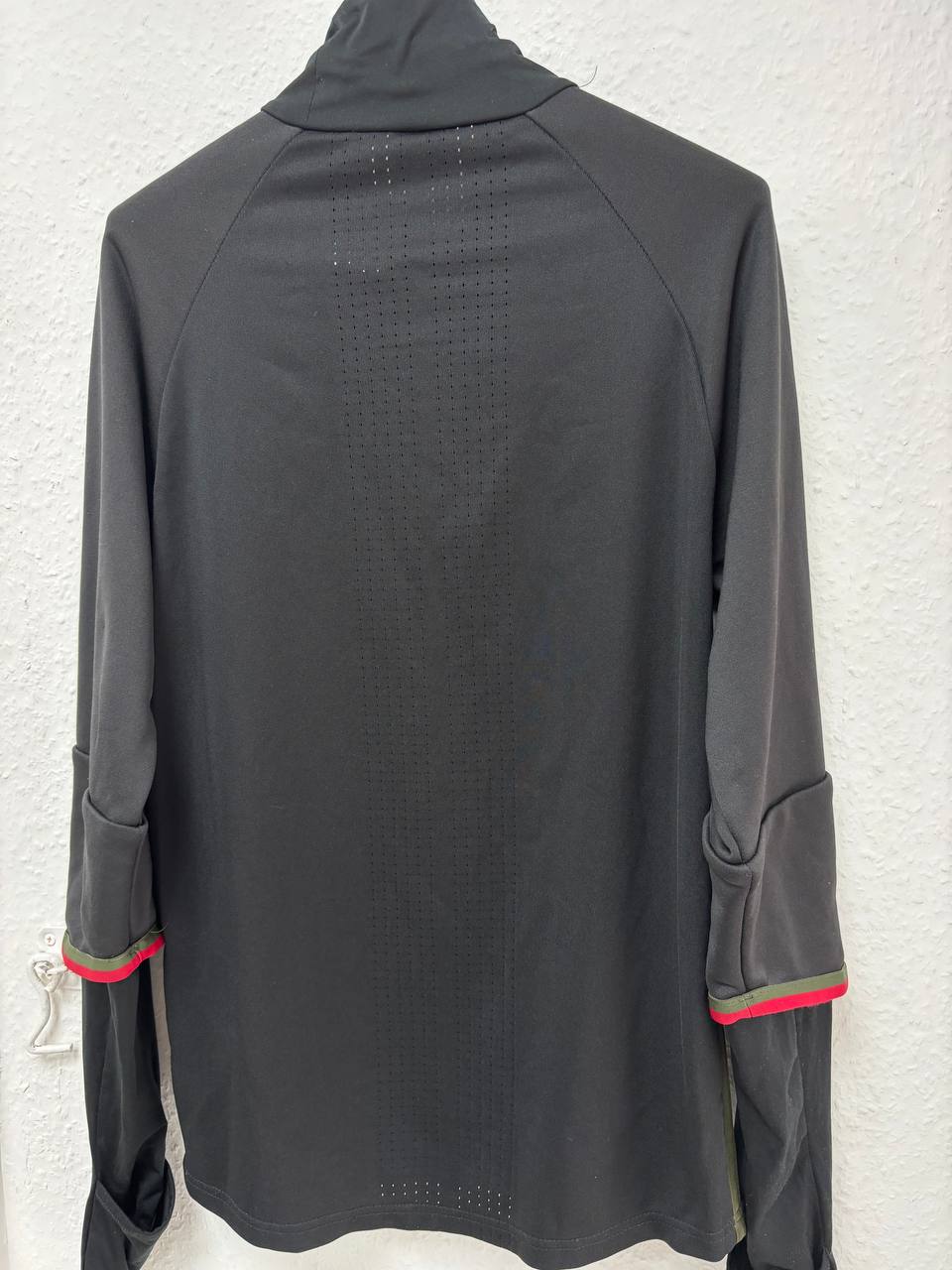 AC Milan Adidas Black Winter/Training Top - High Neck  (XS - S)