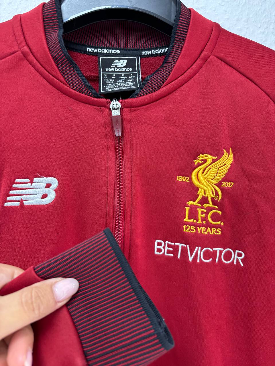 New Balance Liverpool FC 125th Anniversary Red Track Jacket  (M)
