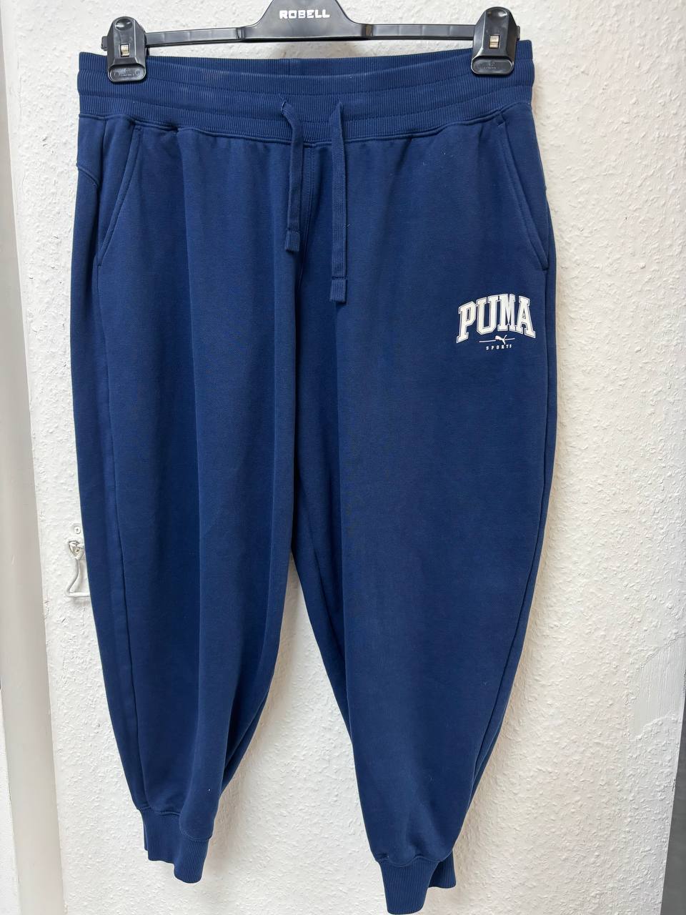 PUMA Men's/Unisex Navy Blue Fleece Joggers (XL)