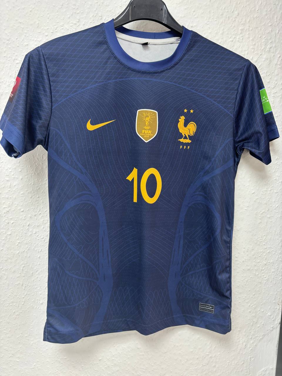 Replica France National Team Kylian Mbappé #10 Home Jersey  (9 - 10 Years)