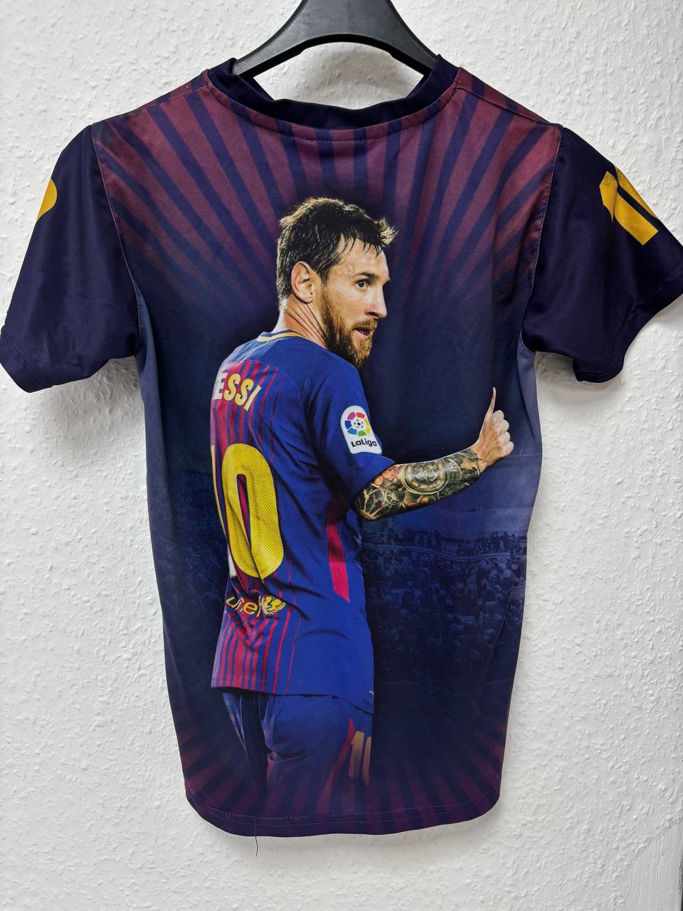 Lionel Messi FC Barcelona Tribute T-Shirt - All-Over Graphic Print (9 - 11 Years)