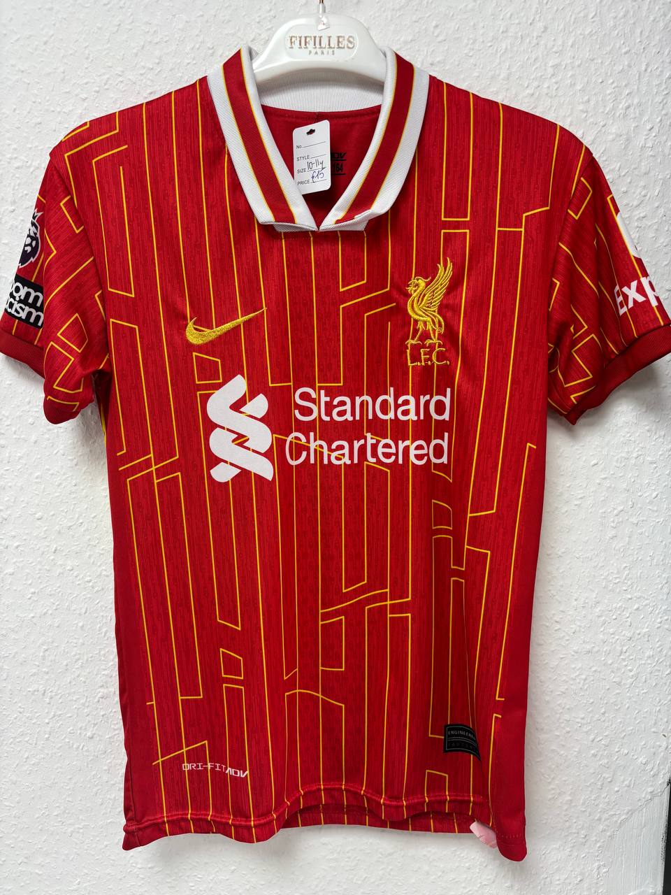 Liverpool Home Jersey 2020/21 - Nike Red with White Collar (10 - 11 Years)