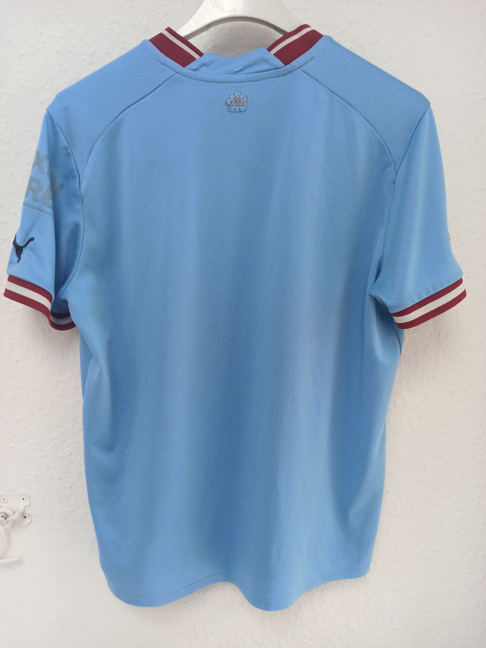 Manchester City Home Jersey (Light Blue) - Classic Crew Neck Design (10 - 12 Years)