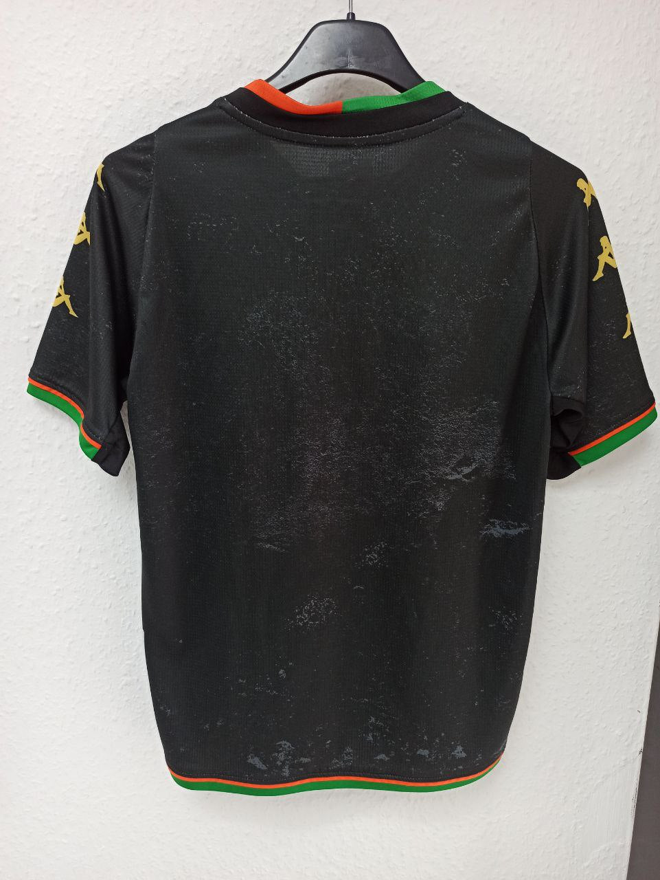 Venezia FC 2021/2022 Away Kit Jersey - Black & Gold - Kappa (10 - 11 Years)