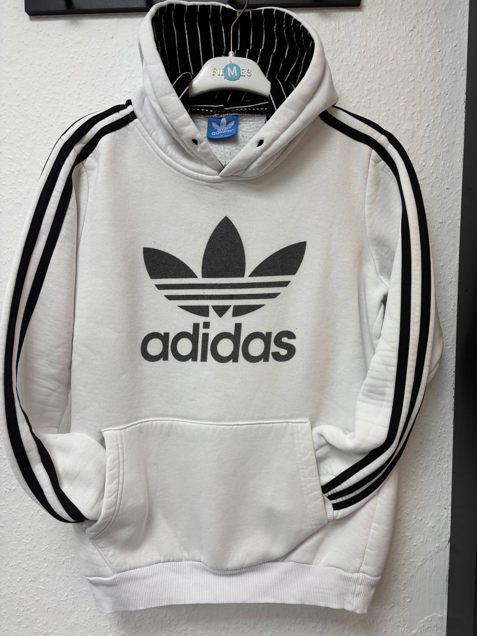 Vintage Style adidas Originals Trefoil Pullover Hoodie (M)