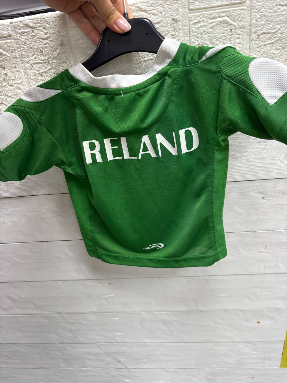 Kids' Ireland Rugby Fan Jersey - Classic Green Home Kit by Lansdowne (6 - 12 month)