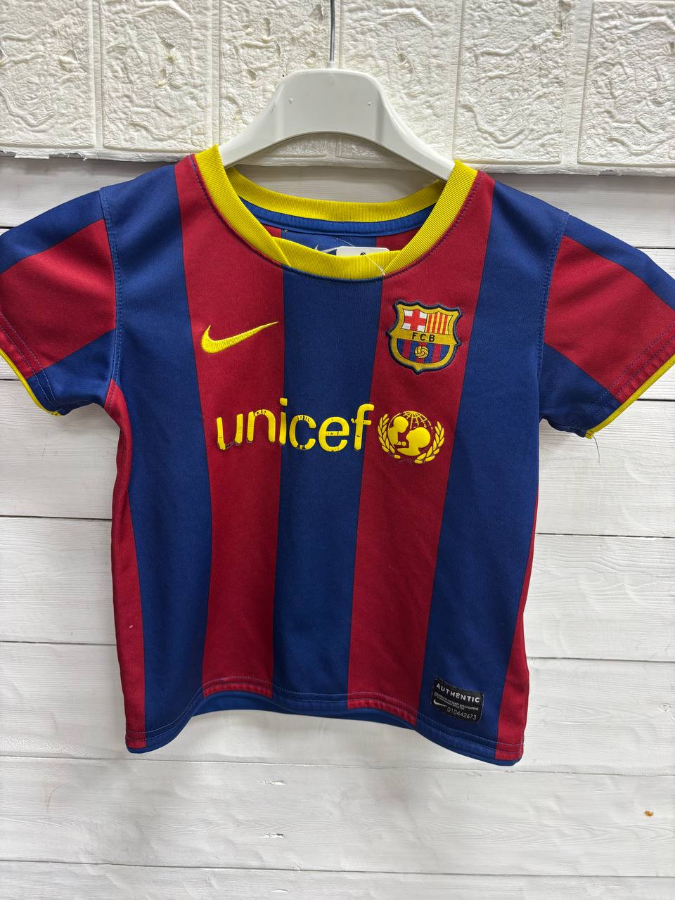 Kids' FC Barcelona Home Jersey - Iconic Blaugrana Stripes (2 -3 Years)