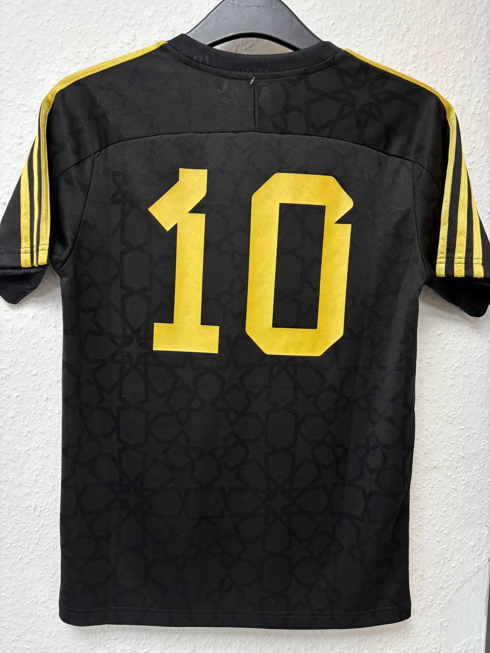 Kids' Mo Salah x adidas Black Football Jersey | Signature MS Logo & #10 Print (XS)