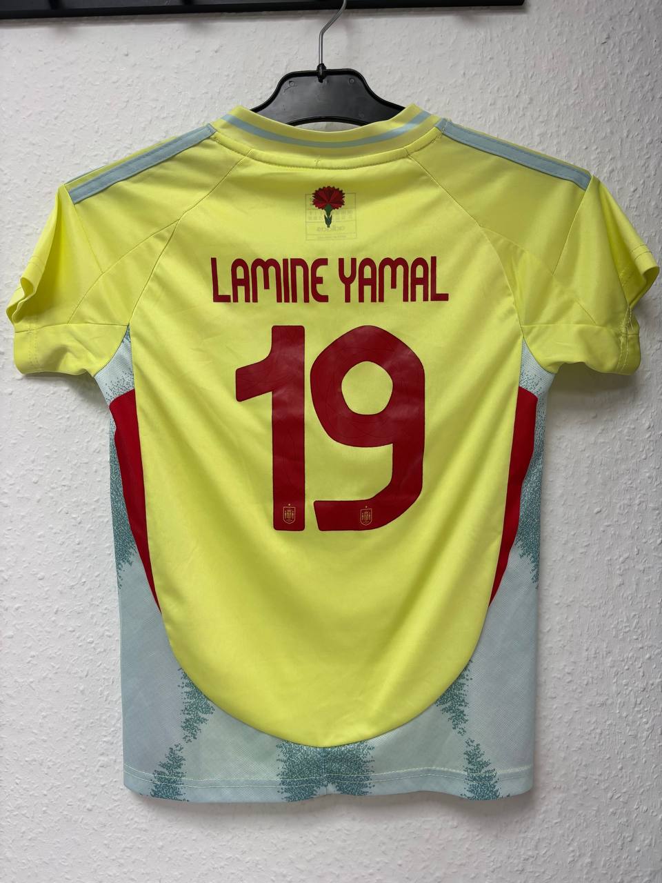 Spain Away/Third Jersey - Lamine Yamal #19 - Youthful Yellow Kit (7 - 9 Years)