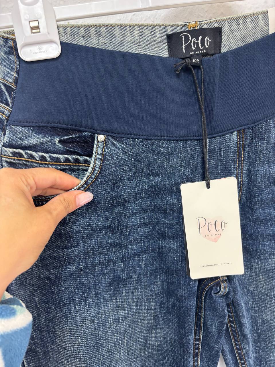 Poco by Pippa O'Connor Maternity Jeans - Over-the-Bump Dark Wash (10R)