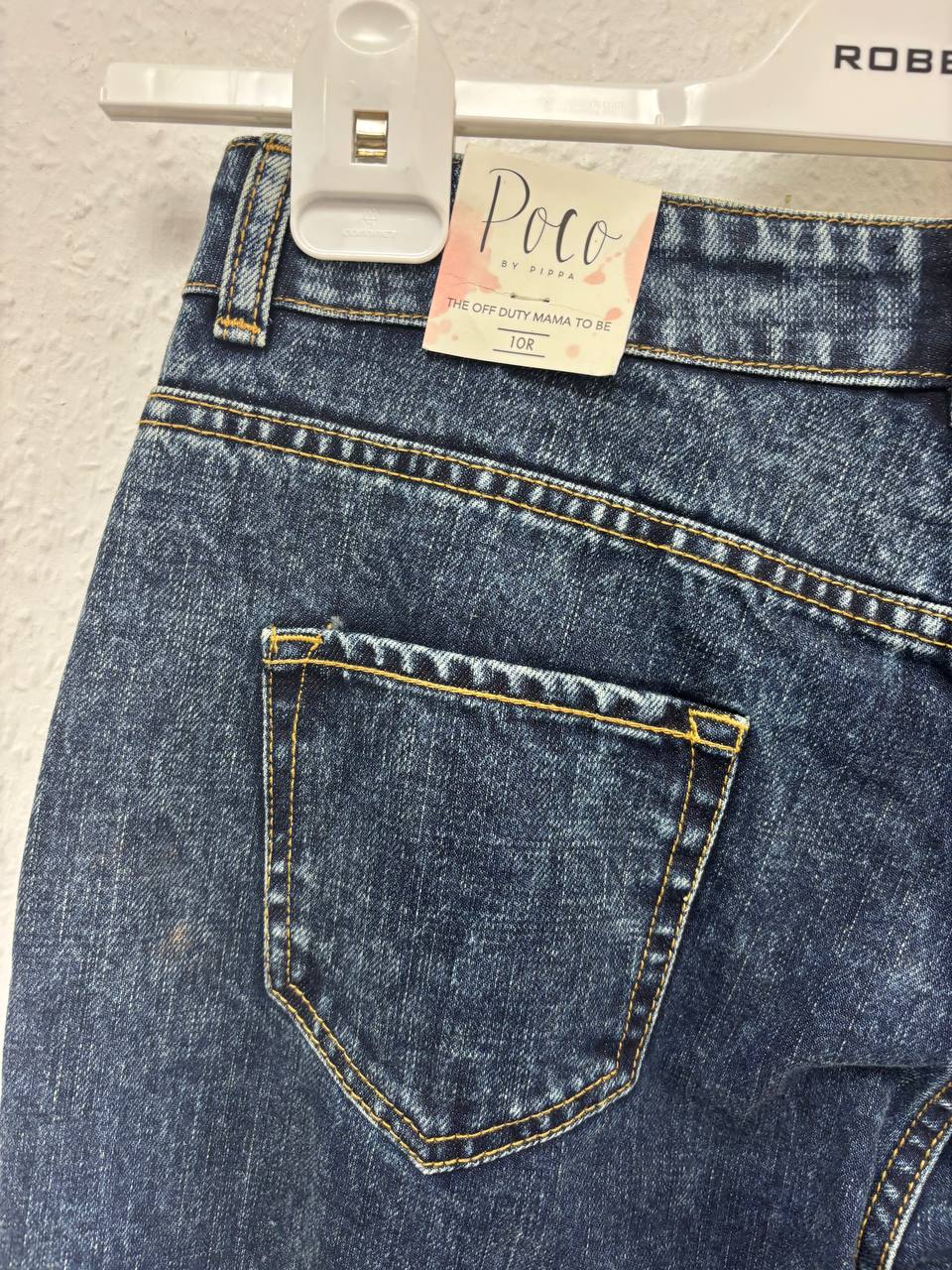 Poco by Pippa O'Connor Maternity Jeans - Over-the-Bump Dark Wash (10R)