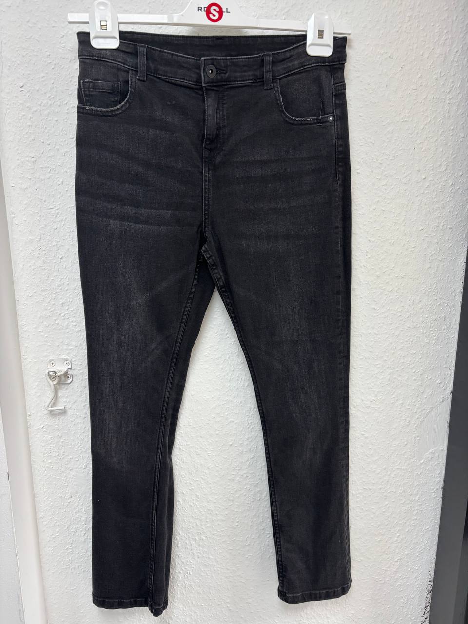 M&S Kids' Slim Fit Washed Black Jeans - Size 13-14 Yrs