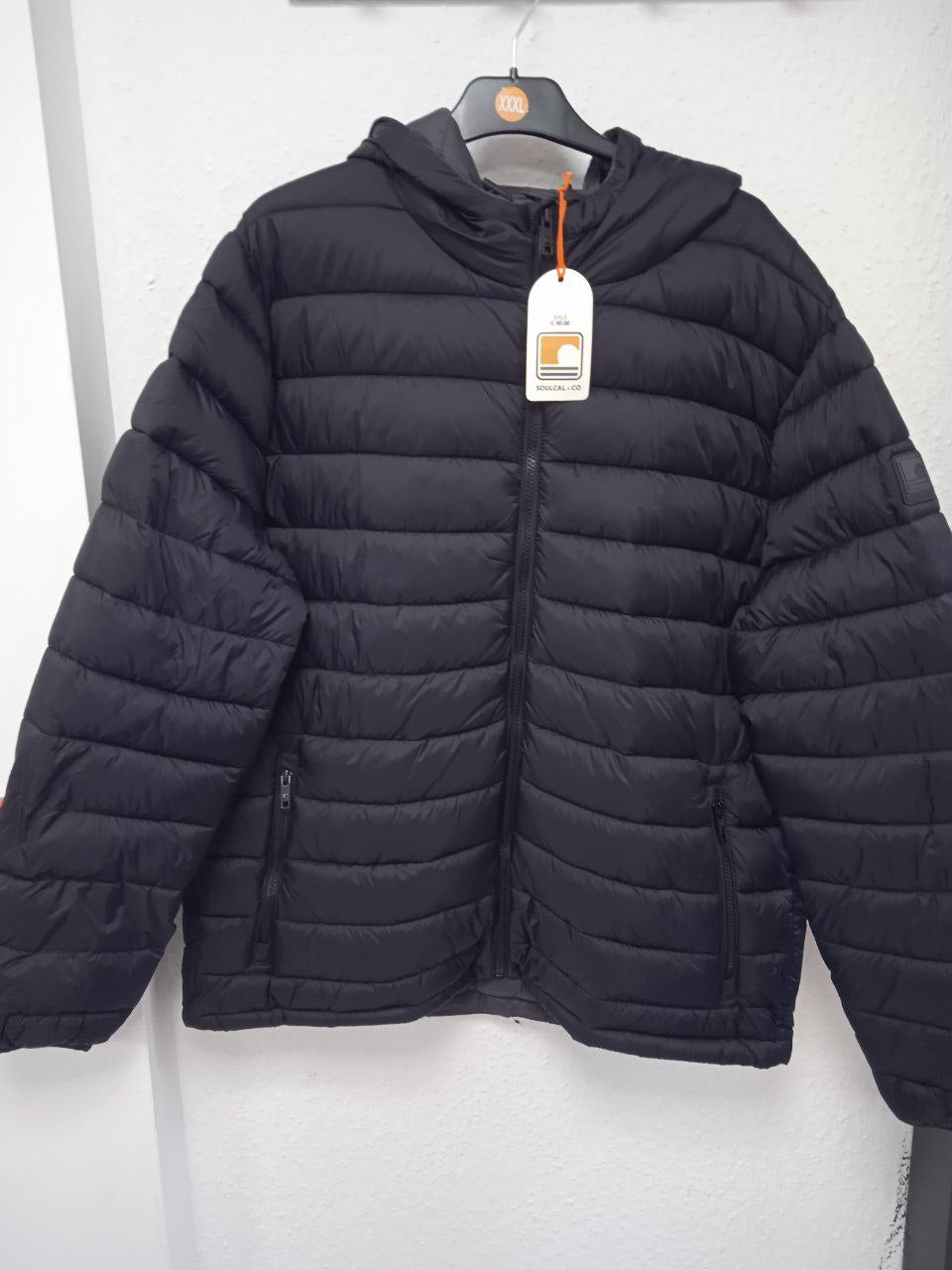 Hooded Lightweight Padded Puffer Jacket (XXL)