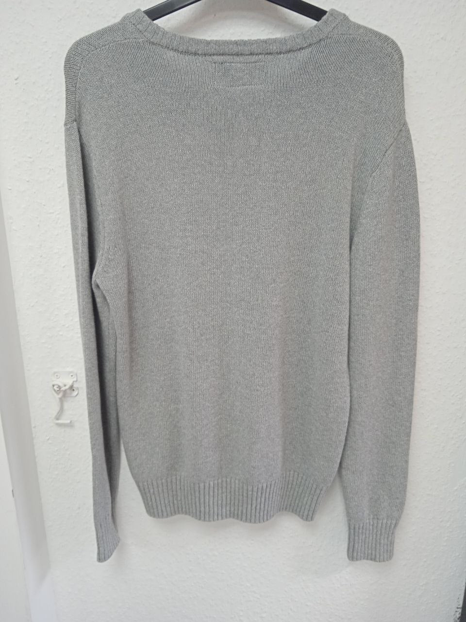 Firetrap Essential V-Neck Knit Jumper - Mid Grey (M - L)