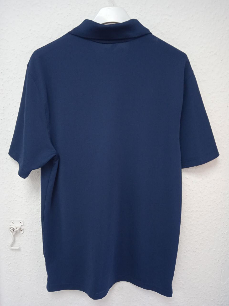 Under Armour Performance Polo Shirt - Navy Blue with Neon Logo (S)