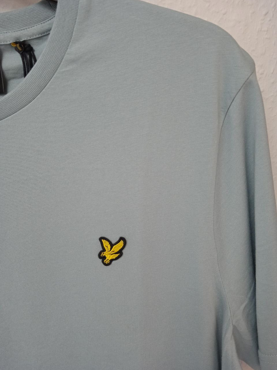 Lyle & Scott Plain Crew Neck T-Shirt - Sage Green (XL)