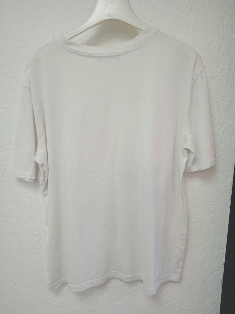 Zara Artistic Illustration White Oversized T-Shirt (S)