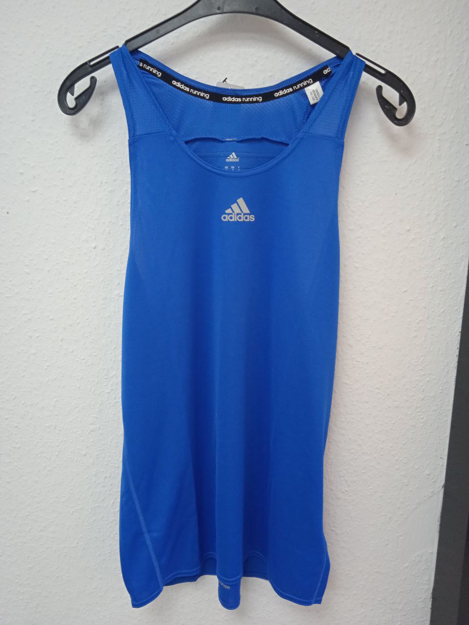 Adidas Climalite Royal Blue Running Tank Top | Performance Athletic Vest (S)