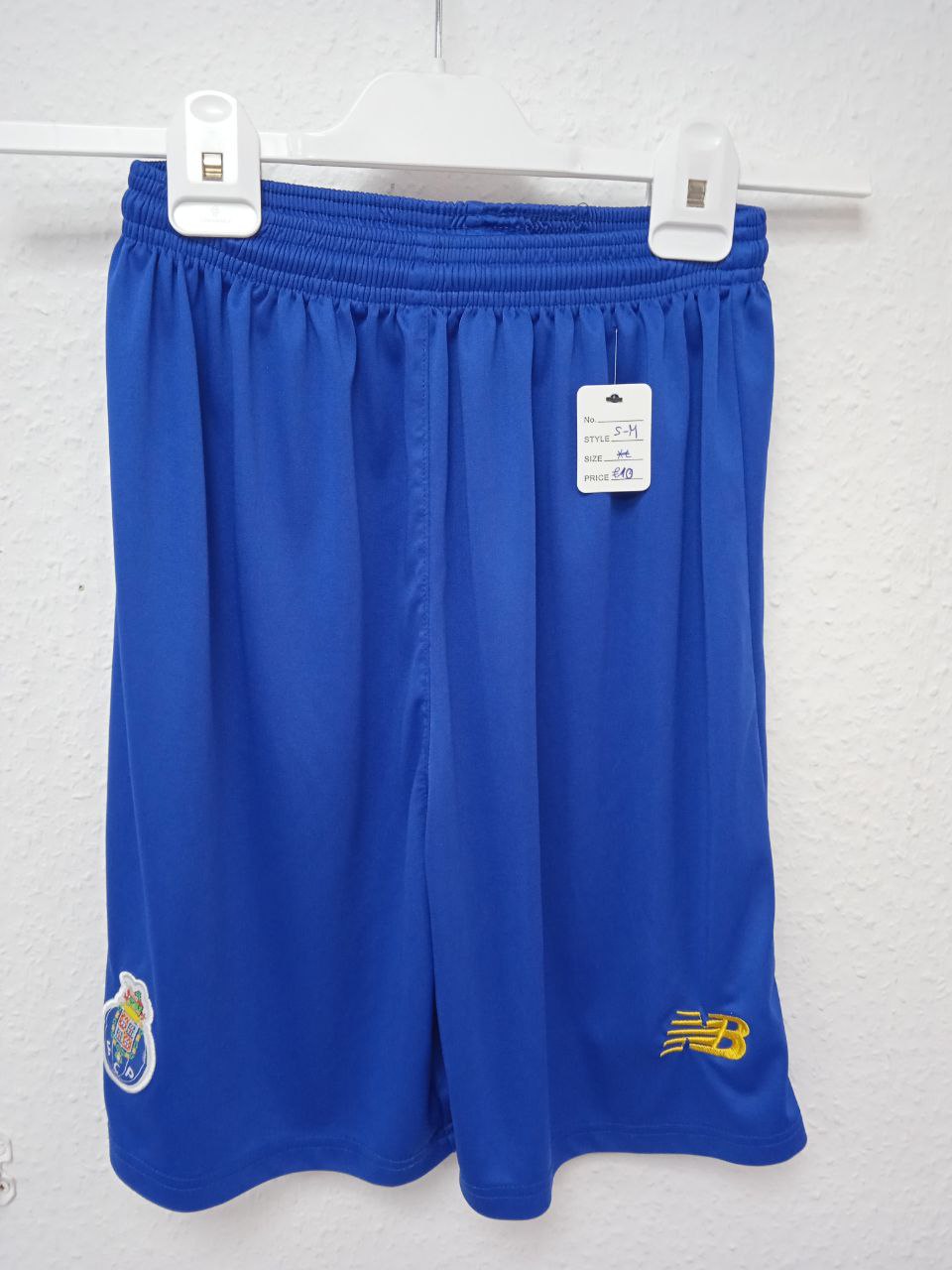 Vintage Style Kappa Banda Logo Royal Blue Athletic Shorts (S)(13 - 15 Years)