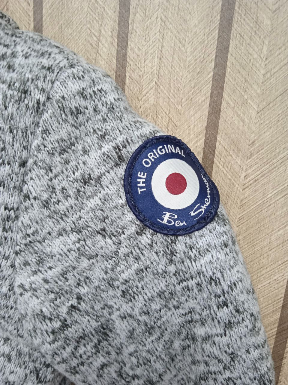 Cozy Marled Grey Knit Baby Snowsuit | Fleece Lined Hooded Pram Suit | Double Zip (6 - 9 Month)