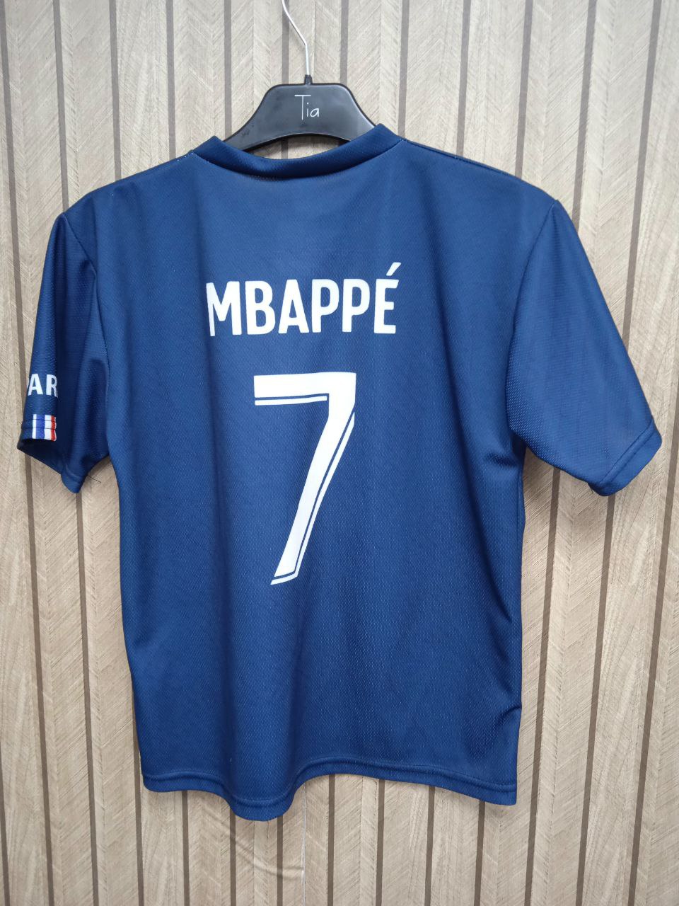 Mbappé #7 PSG Home Kit 23/24 - Navy Blue Soccer Football Shirt(8 - 10 Years)