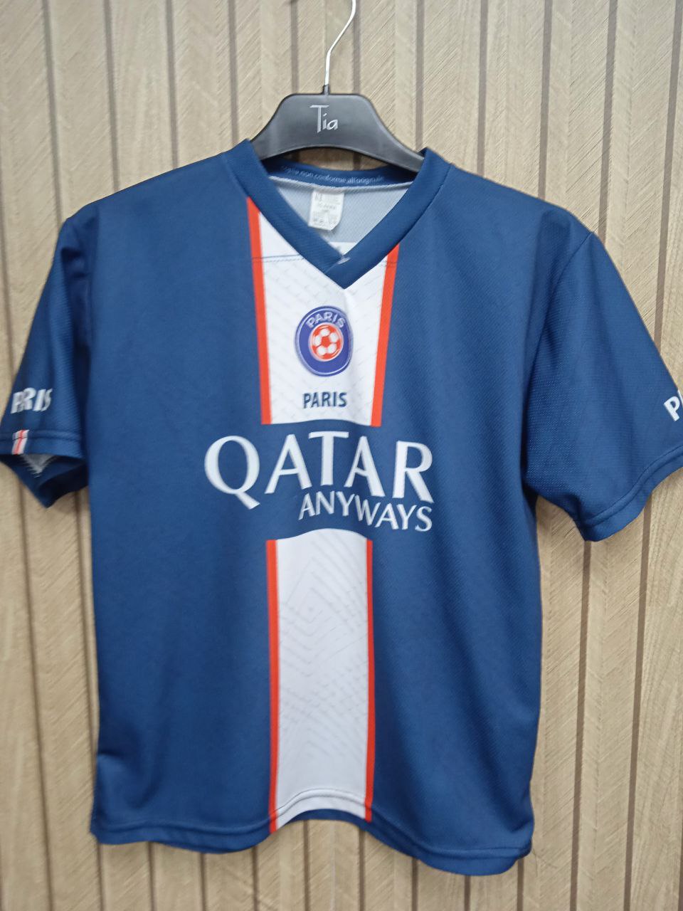 Mbappé #7 PSG Home Kit 23/24 - Navy Blue Soccer Football Shirt(8 - 10 Years)